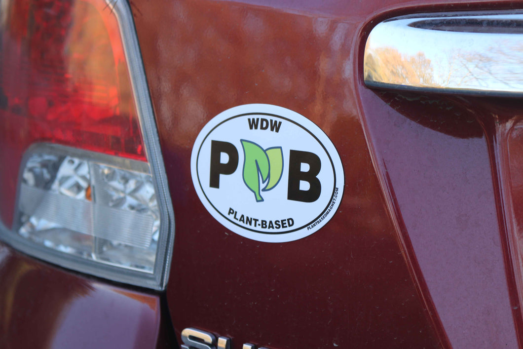 Plant-Based WDW PB Oval (Magnet)