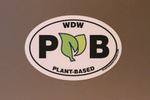 Load image into Gallery viewer, Plant-Based WDW PB Oval (Vinyl Sticker)