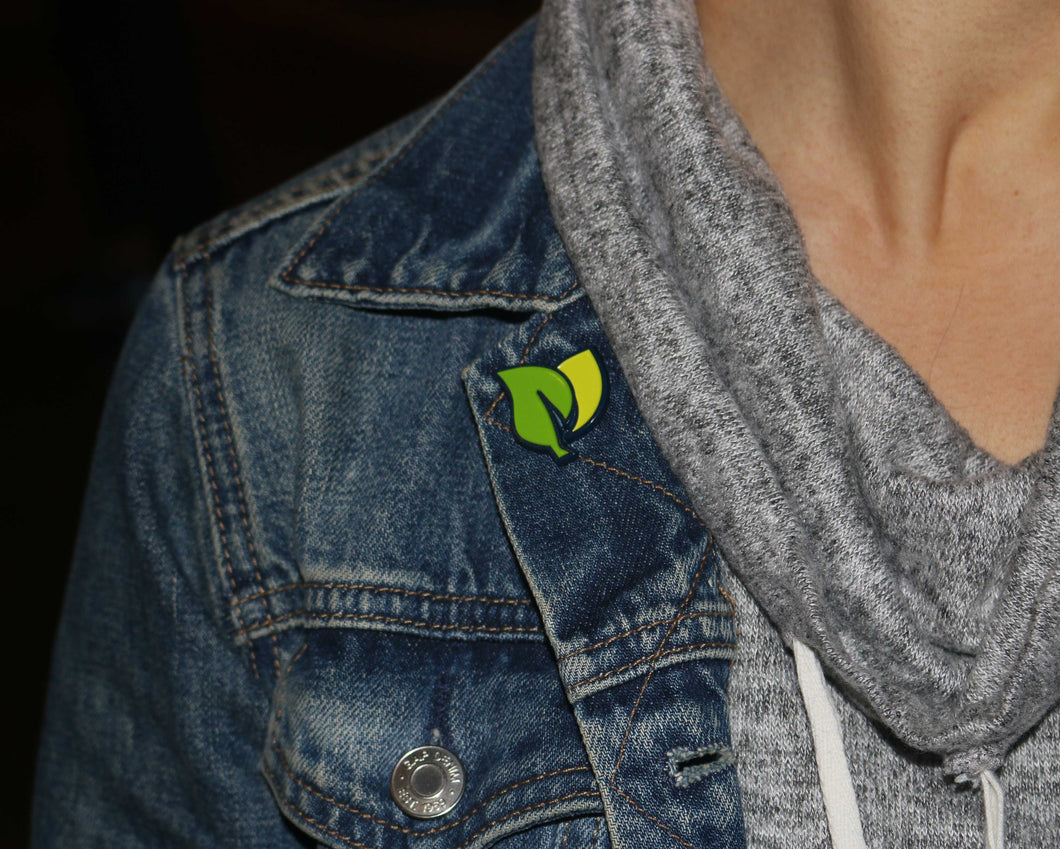 Plant-Based Leaf Pin